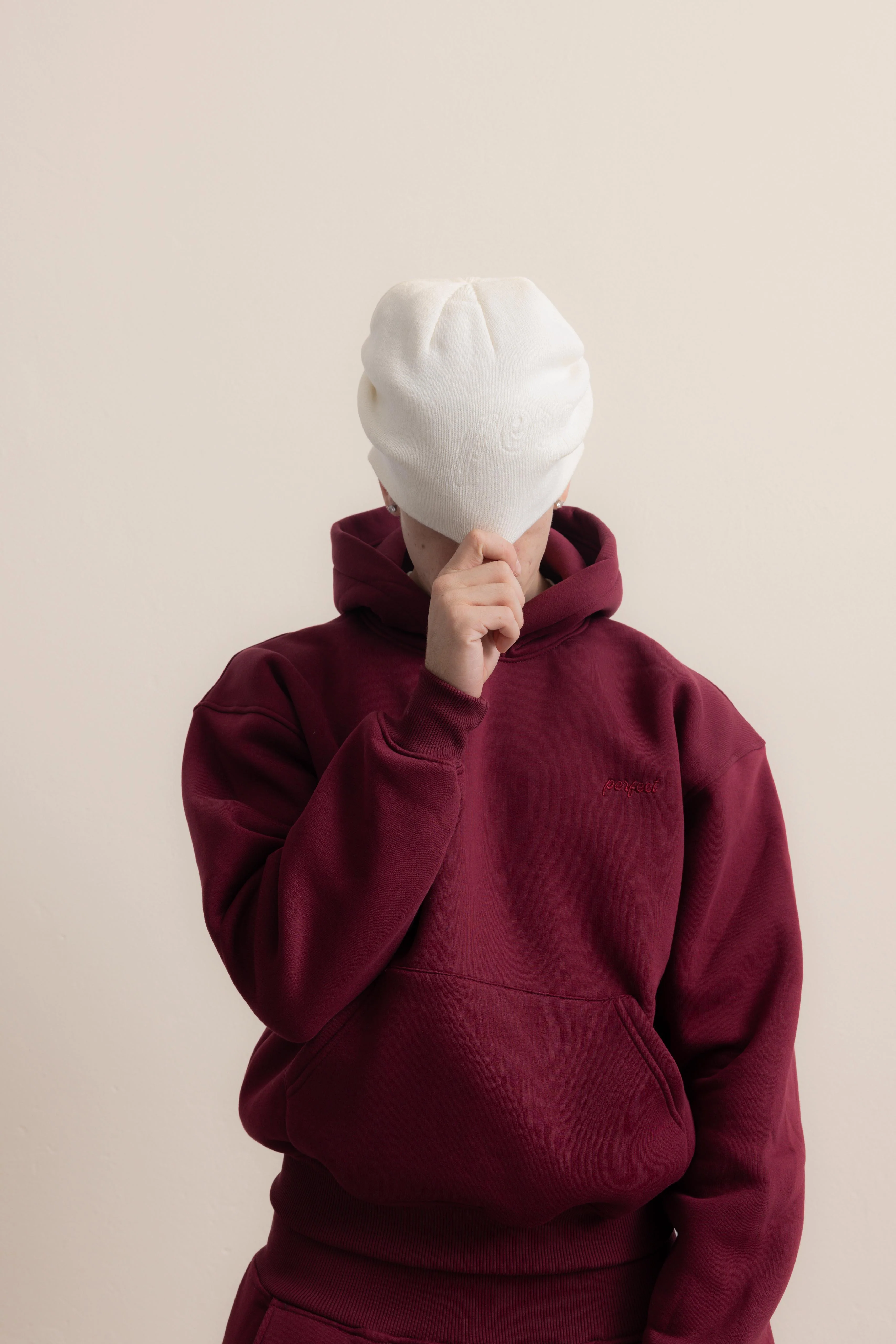 BEIGE PERFECT BEANIE - Image 3