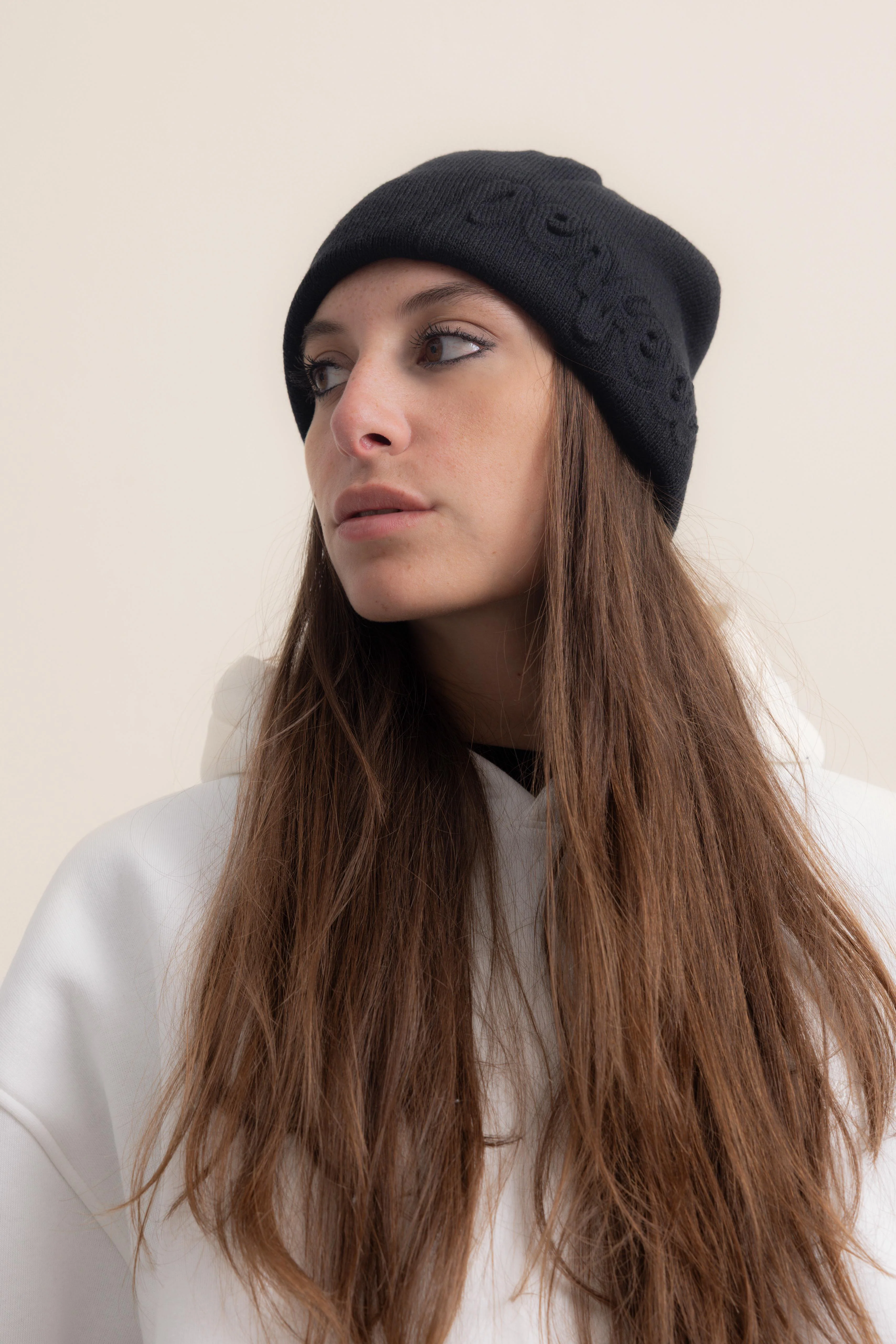 BLACK PERFECT BEANIE - Image 4