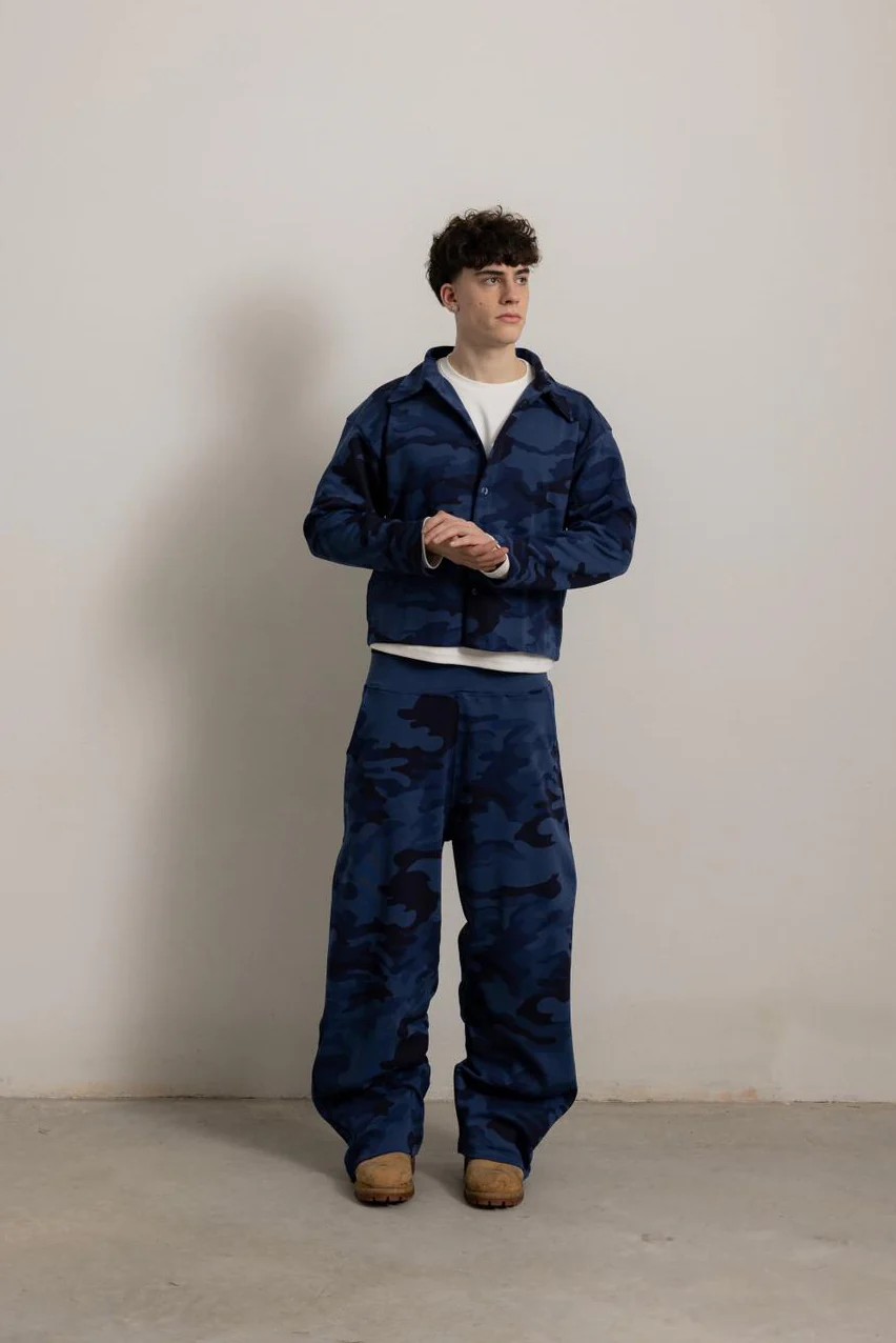 BLUE NAVY CAMO FLOW SHIRT - Image 3