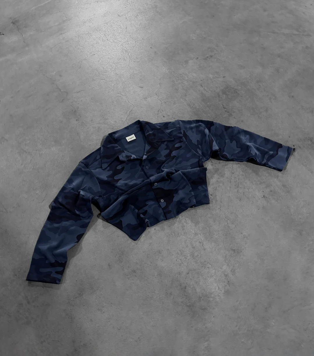 BLUE NAVY CAMO FLOW SHIRT - Image 4