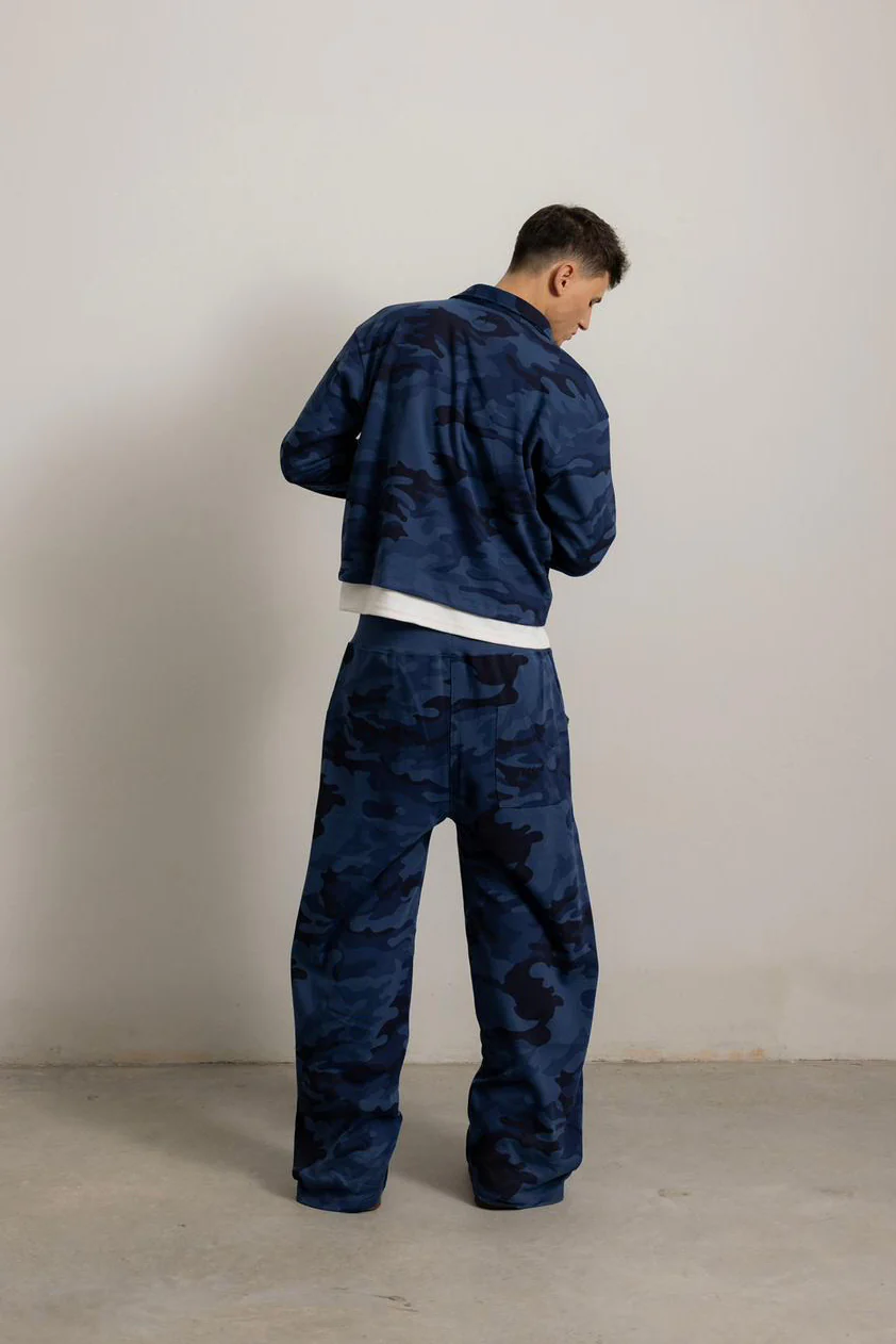 BLUE NAVY CAMO FLOW SHIRT - Image 8