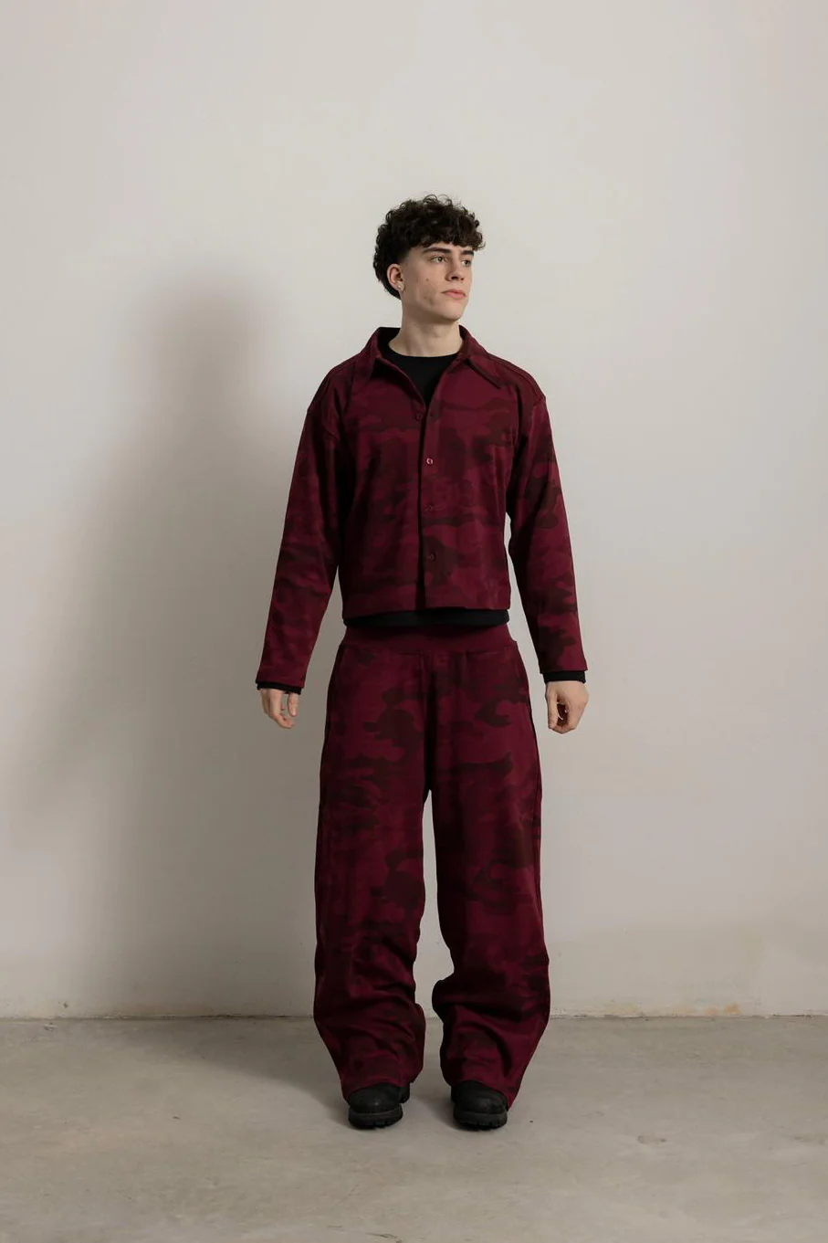 BORDEAUX CAMO FLOW SHIRT - Image 3