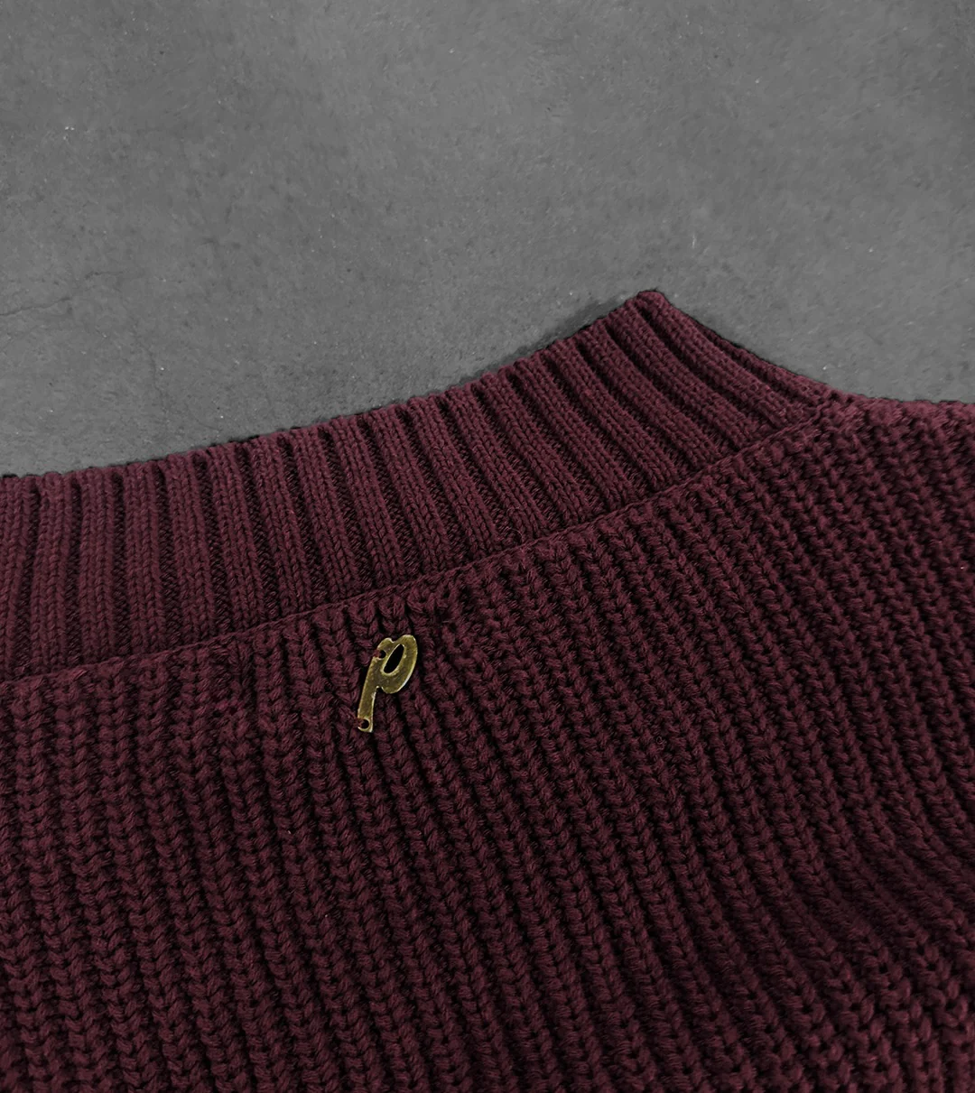 BORDEAUX "P" KNIT - Image 3