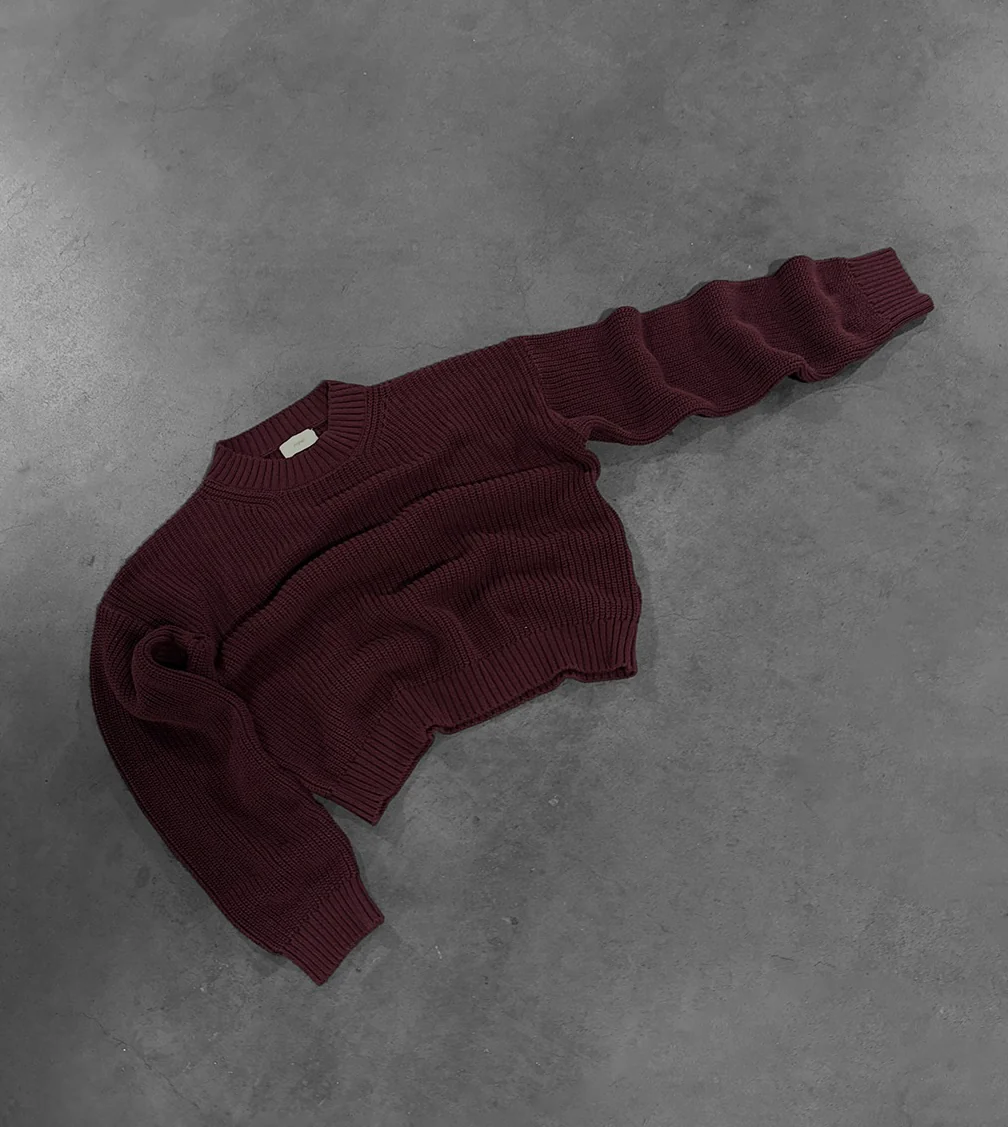 BORDEAUX "P" KNIT - Image 4