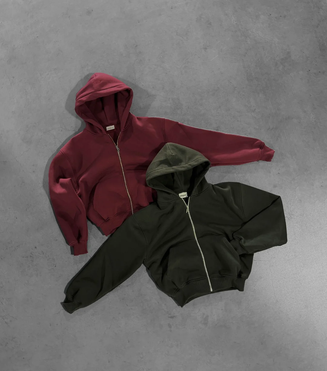 BORDEAUX ZIP HOODIE - Image 8