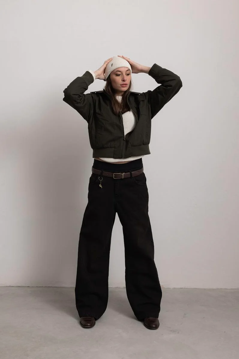 CREAM "P" BEANIE - Image 5
