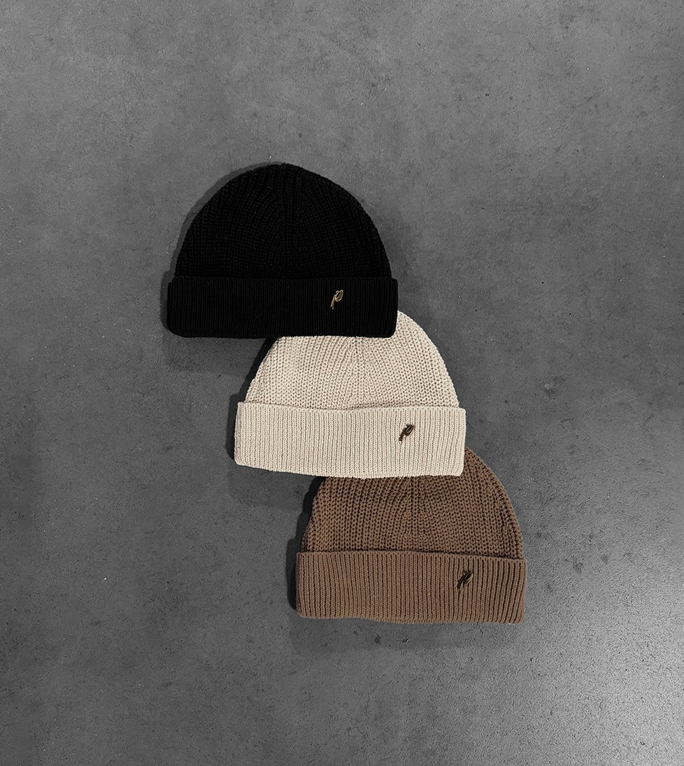 CREAM "P" BEANIE - Image 6