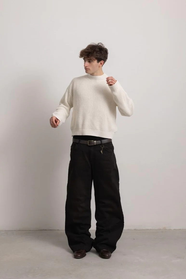 CREAM "P" KNIT - Image 6