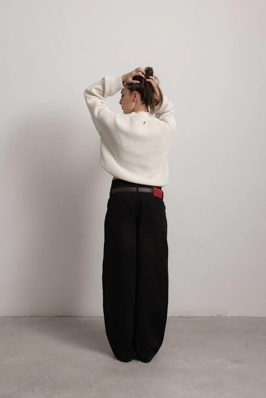 CREAM "P" KNIT - Image 8