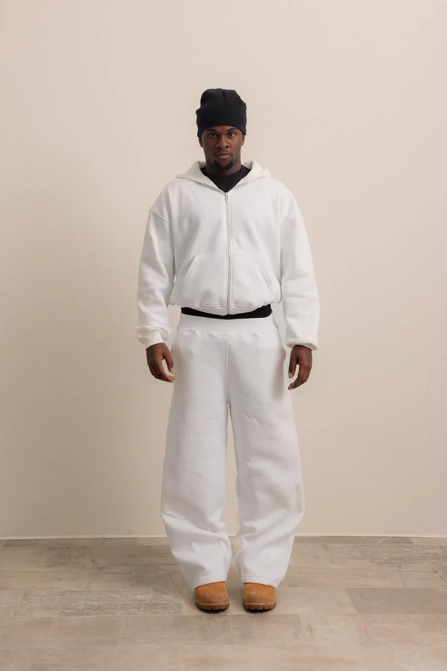 CREAM ZIP HOODIE - Image 5