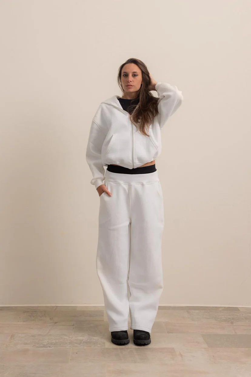 CREAM ZIP HOODIE - Image 6