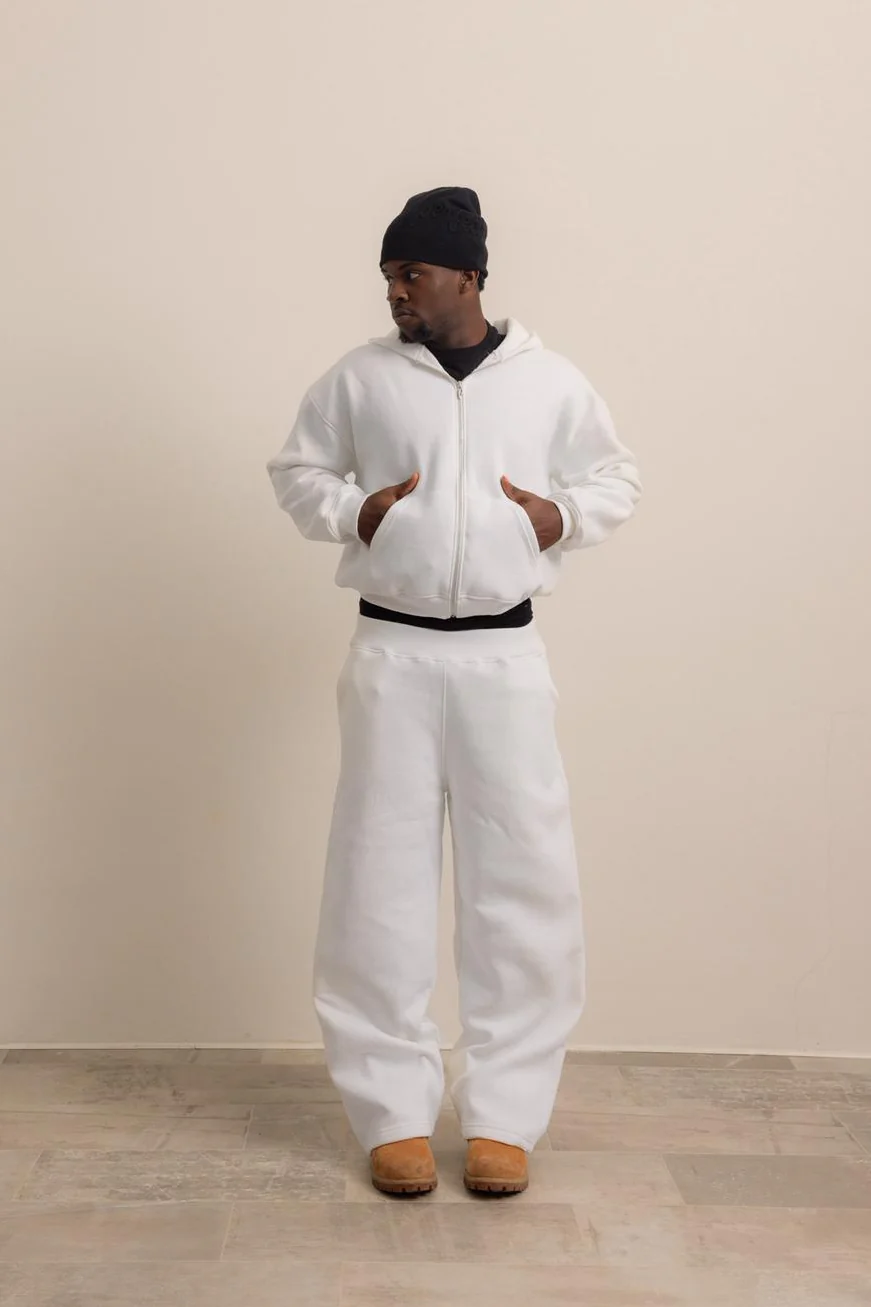 CREAM ZIP HOODIE - Image 7