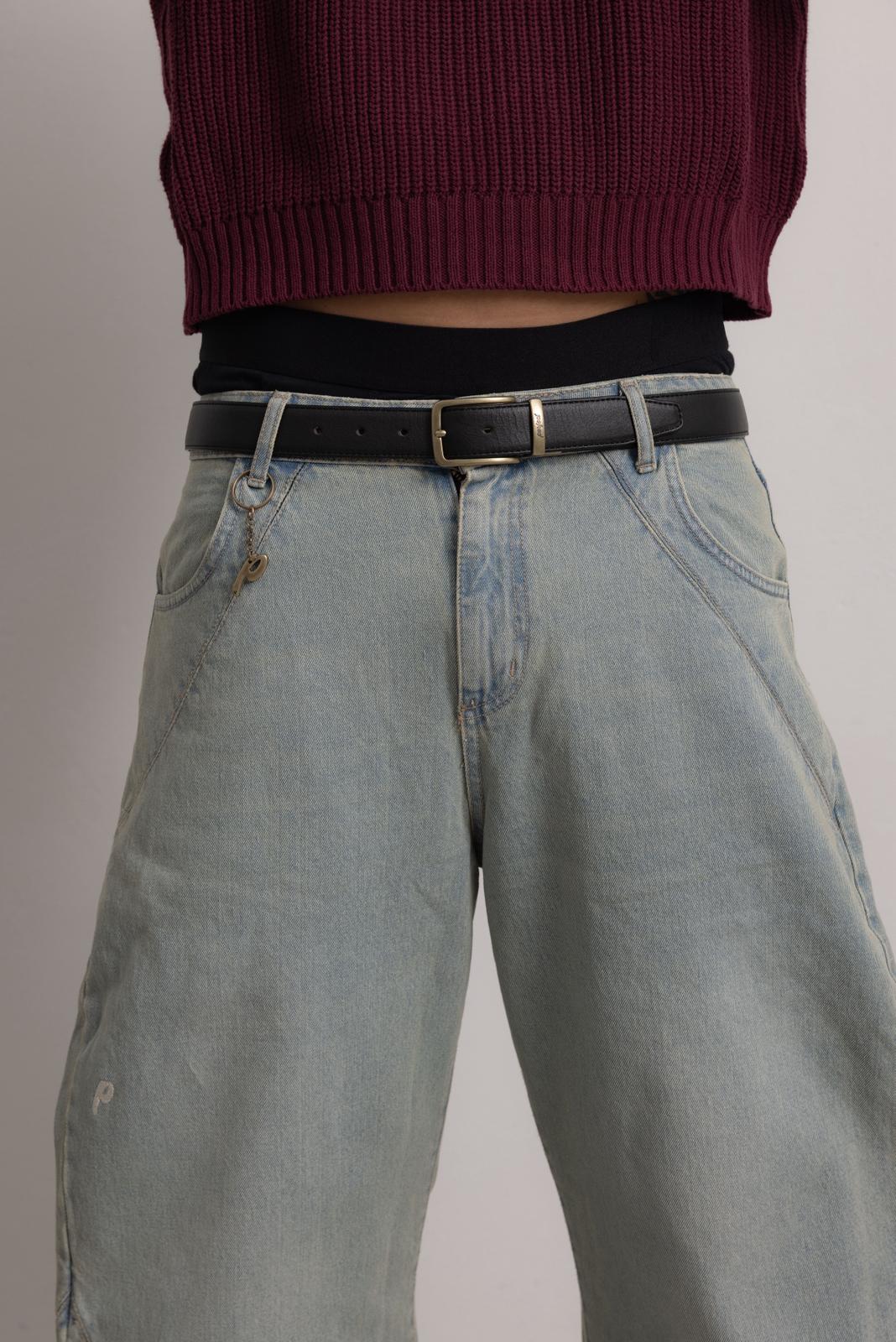 DESERT BLUE "P" LINES DENIM JEANS - Image 11