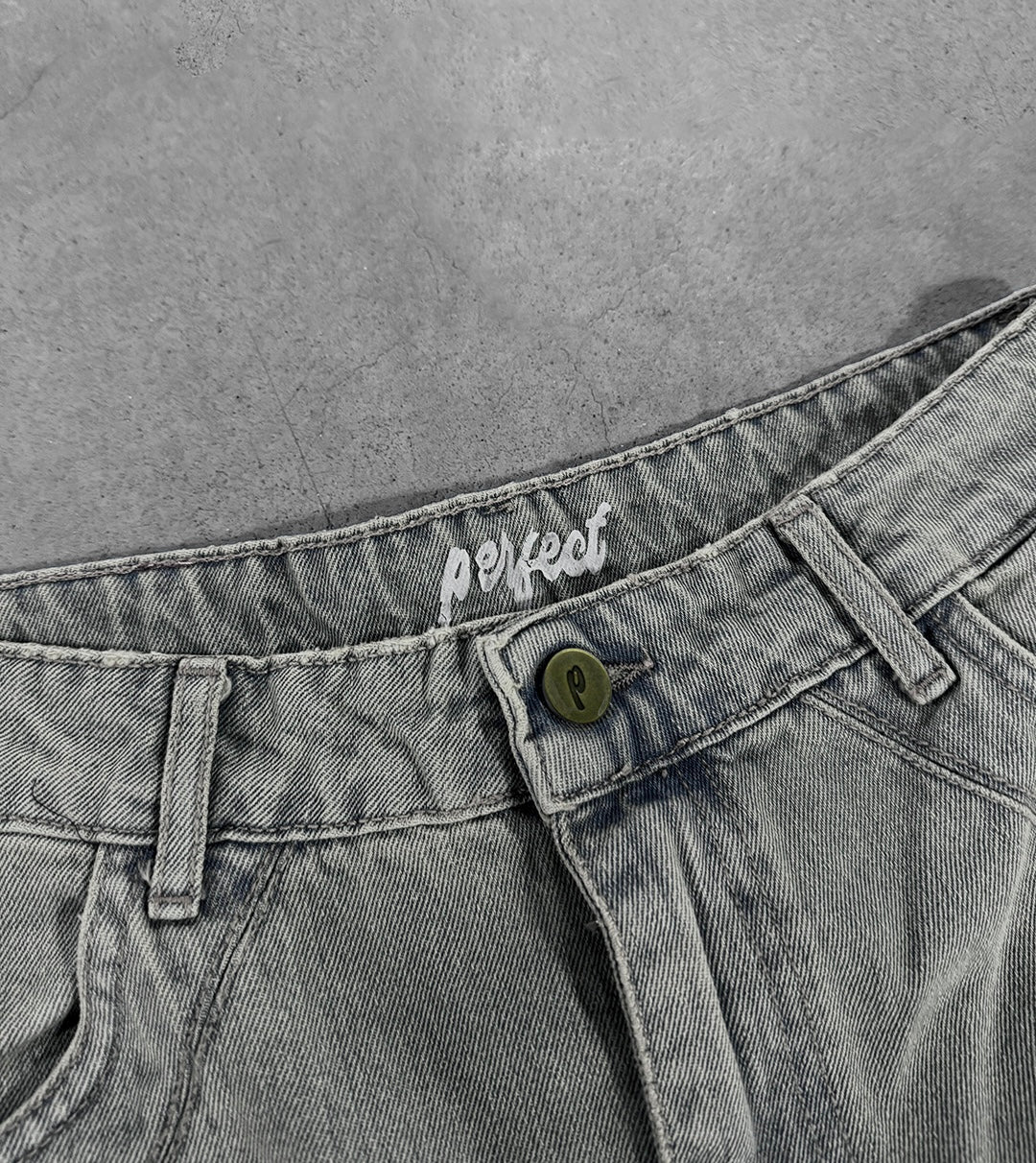 DESERT BLUE "P" LINES DENIM JEANS - Image 3