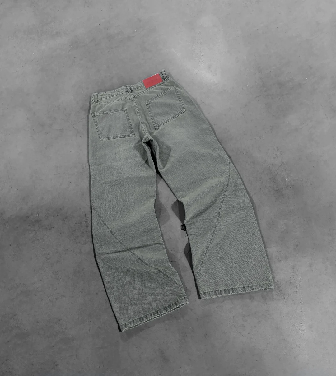 DESERT BLUE "P" LINES DENIM JEANS - Image 4