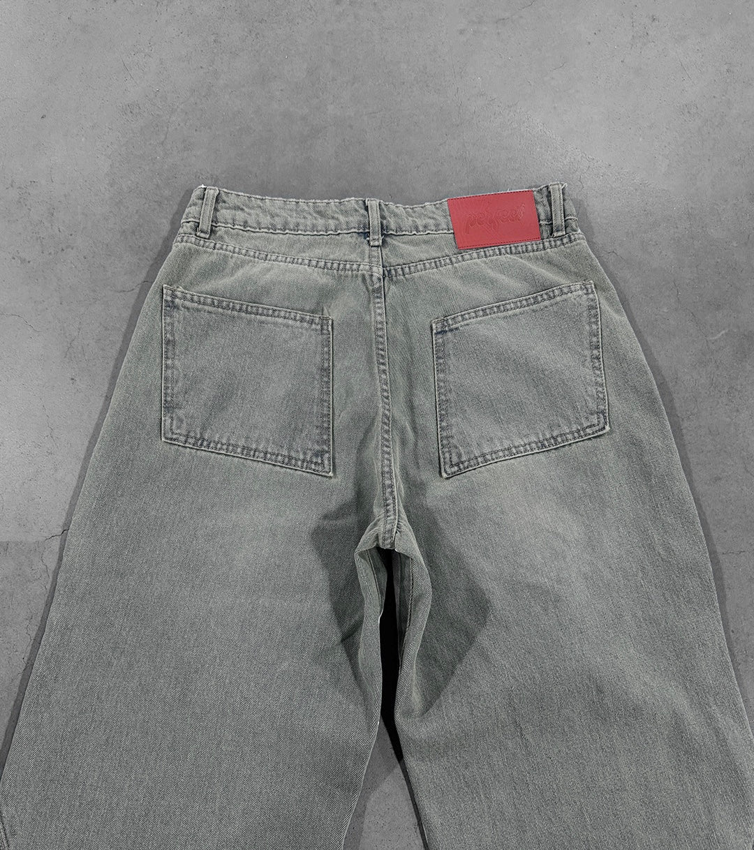 DESERT BLUE "P" LINES DENIM JEANS - Image 5