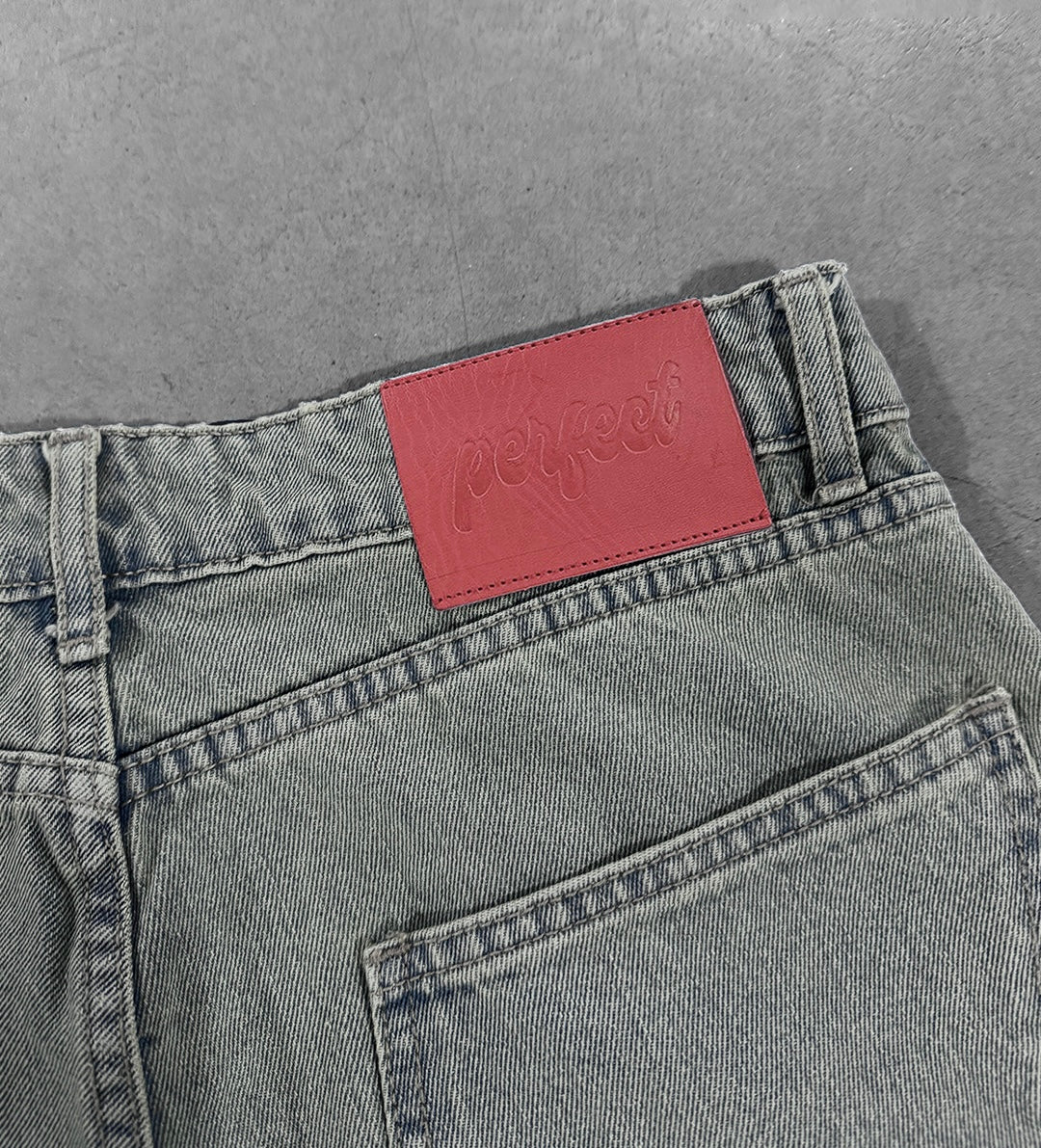 DESERT BLUE "P" LINES DENIM JEANS - Image 6