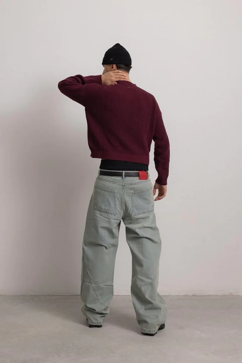 DESERT BLUE "P" LINES DENIM JEANS - Image 7