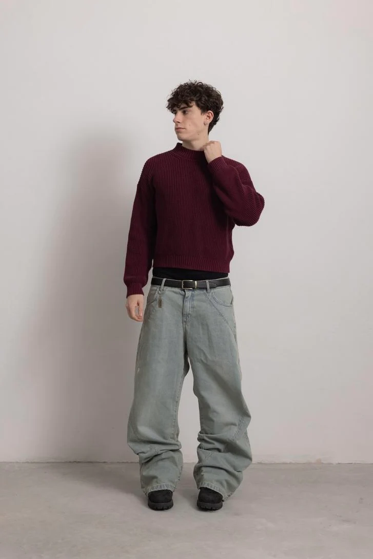 DESERT BLUE "P" LINES DENIM JEANS - Image 8