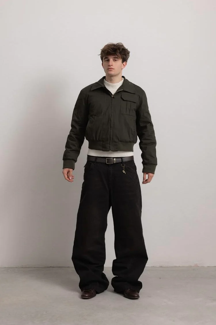 FOREST GREEN PERFECT BOMBER - Image 5