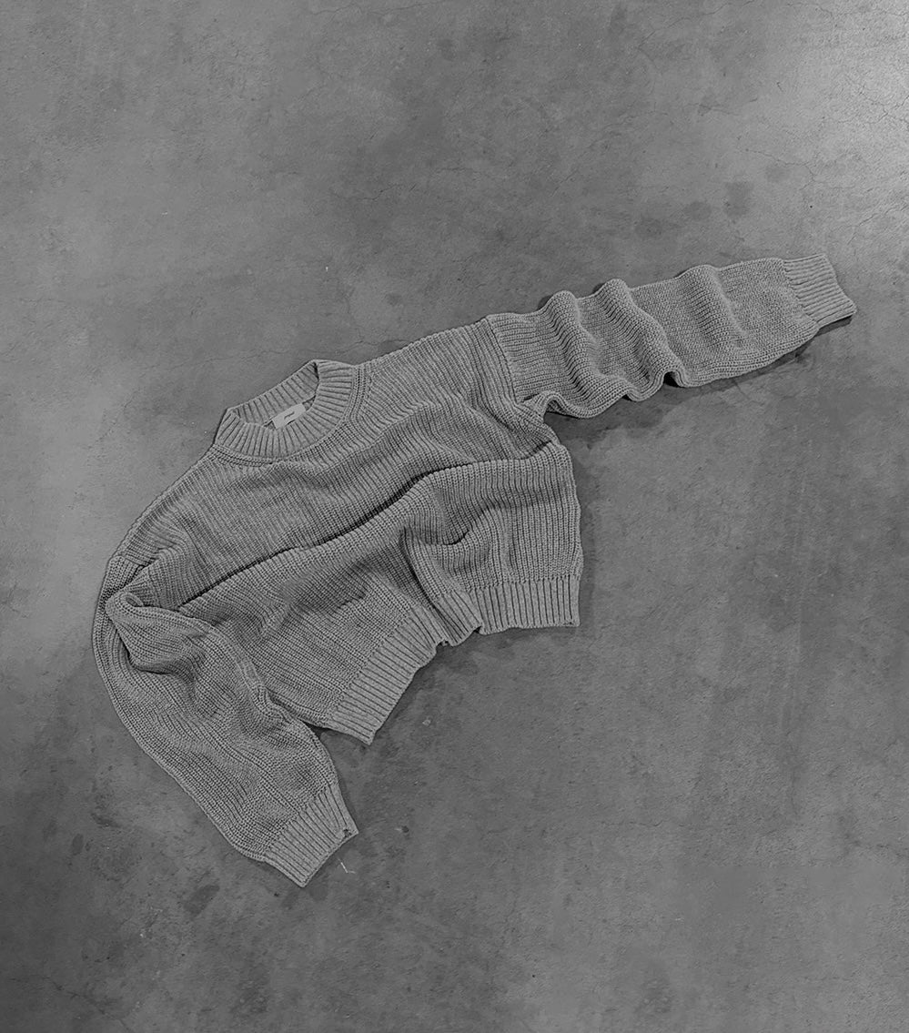 GREY "P" KNIT - Image 4