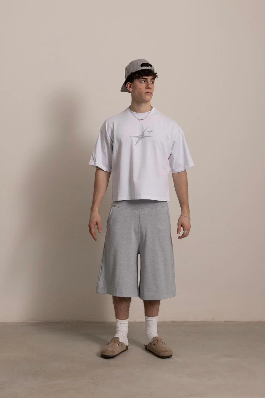 GREY EVERYDAY SHORTS - Image 3
