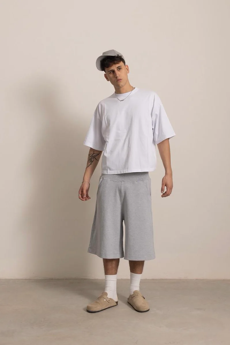 GREY EVERYDAY SHORTS - Image 5