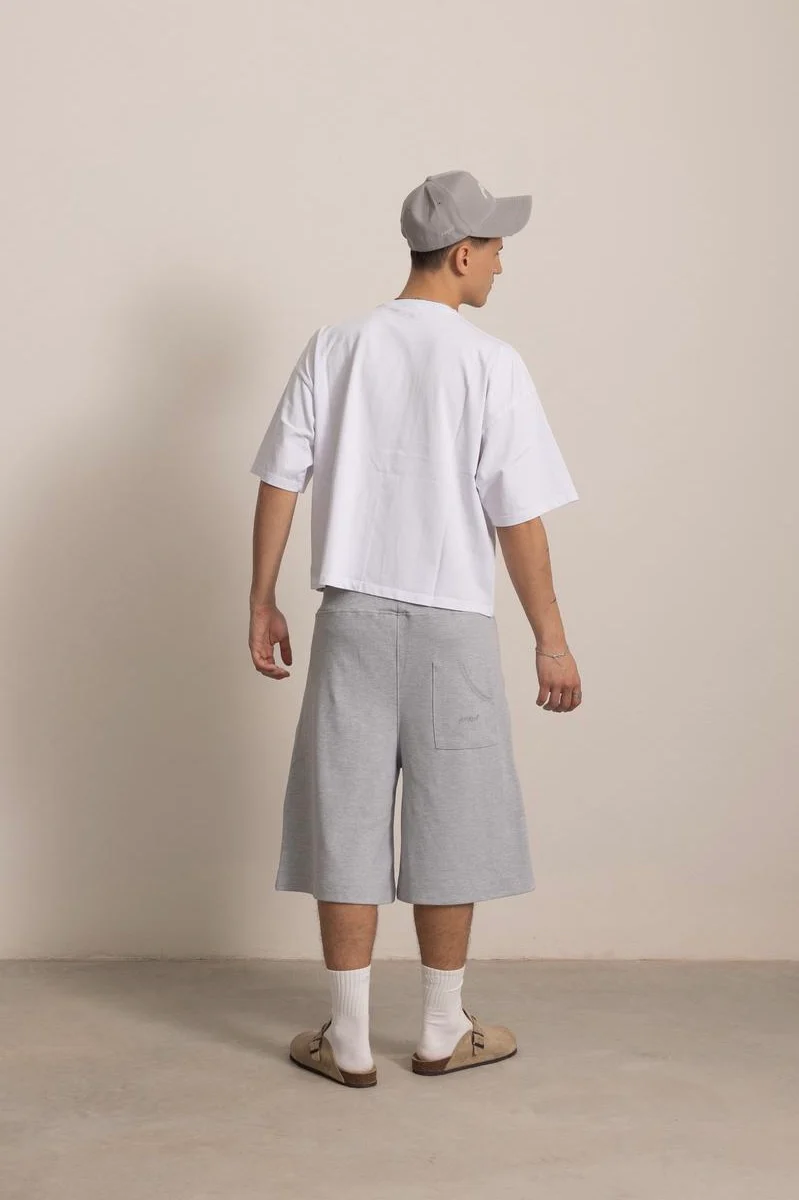 GREY EVERYDAY SHORTS - Image 6
