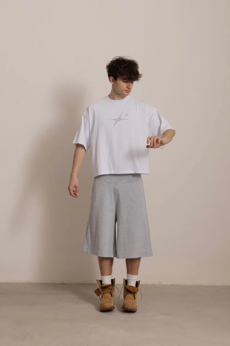 GREY EVERYDAY SHORTS - Image 7