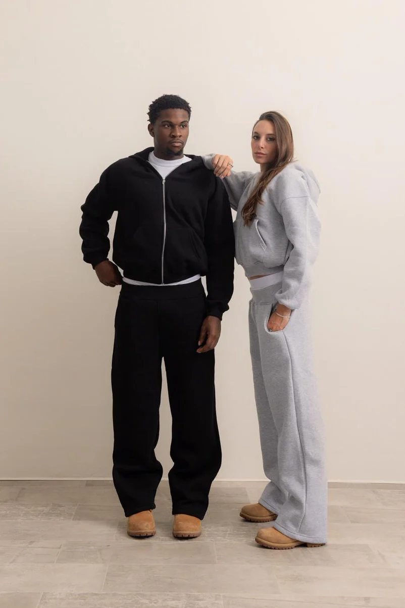 BLACK ZIP HOODIE - Image 8