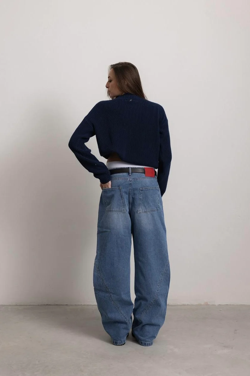 MIDNIGHT BLUE "P" KNIT - Image 11