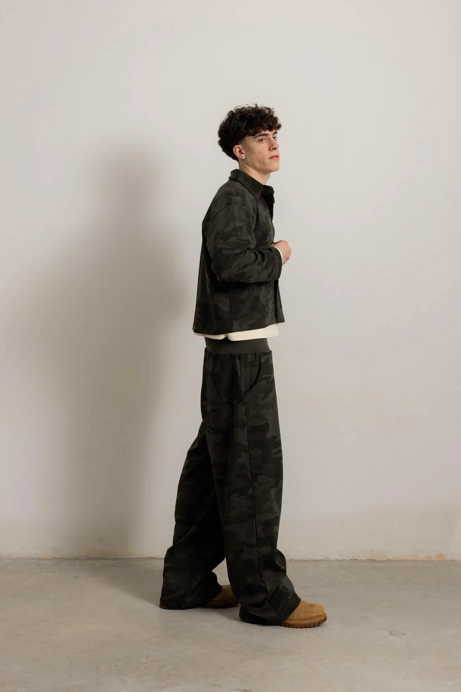 MILITARY GREEN CAMO FLOW PANT - Image 5