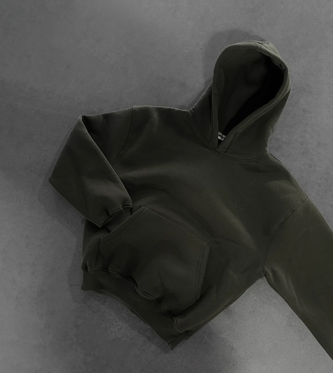 MILITARY GREEN HOODIE - Image 3