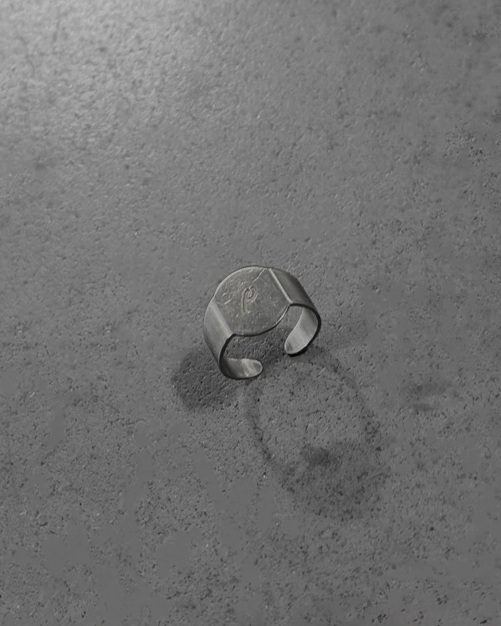 NICKEL "P" RING