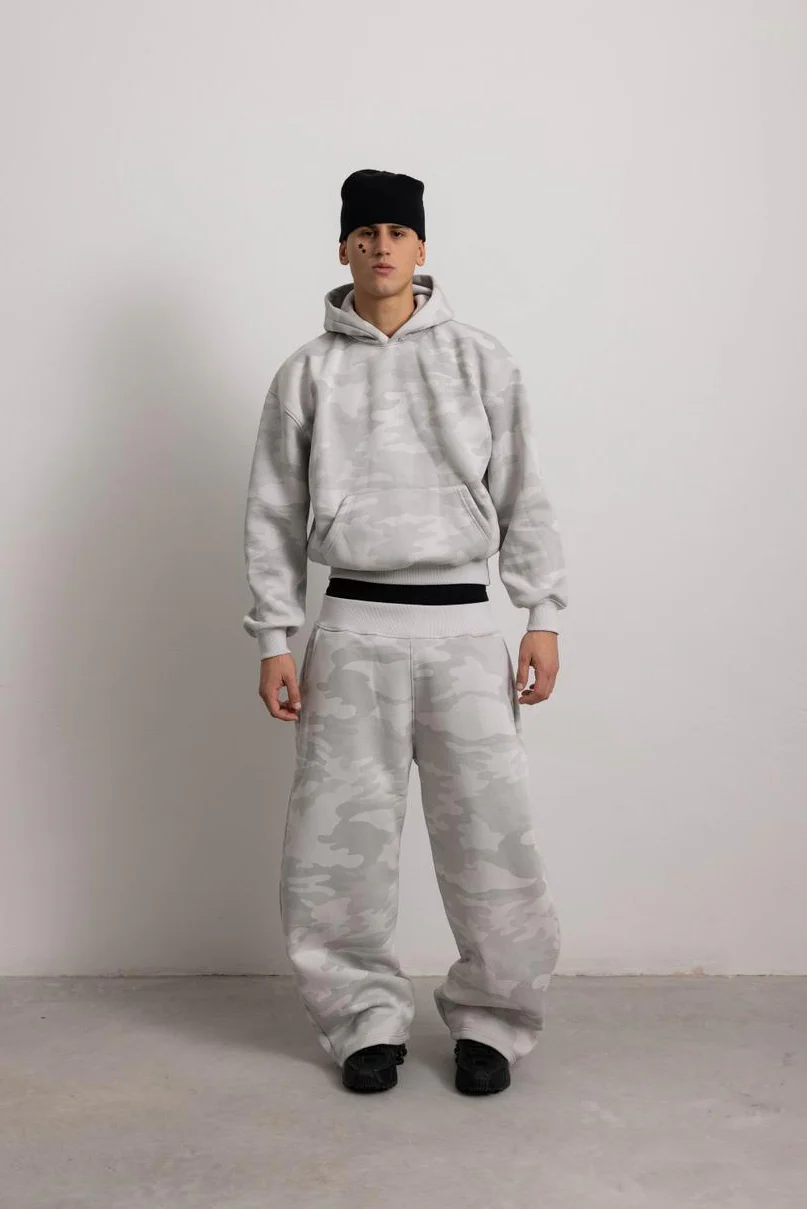 PEARL GREY CAMO HOODIE - Image 4