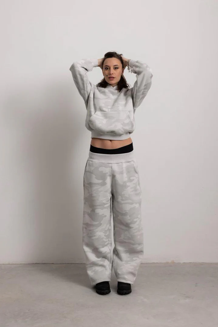PEARL GREY CAMO HOODIE - Image 5