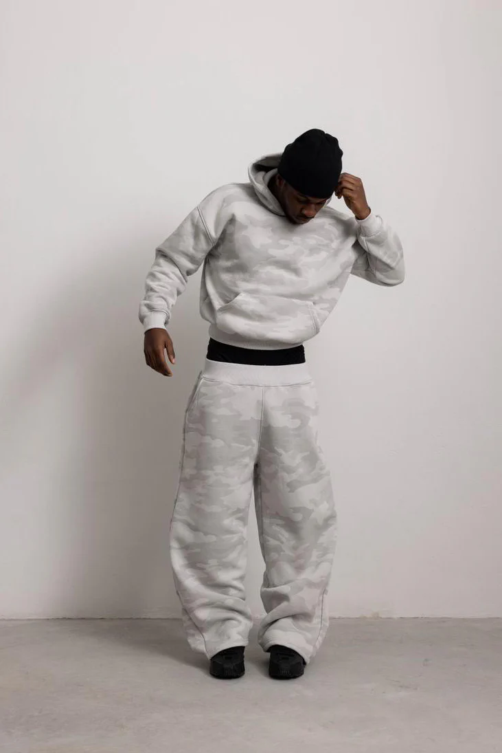 PEARL GREY CAMO HOODIE - Image 6