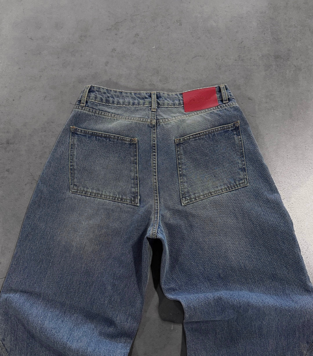 PERSIAN BLUE "P" LINES DENIM JEANS - Image 5