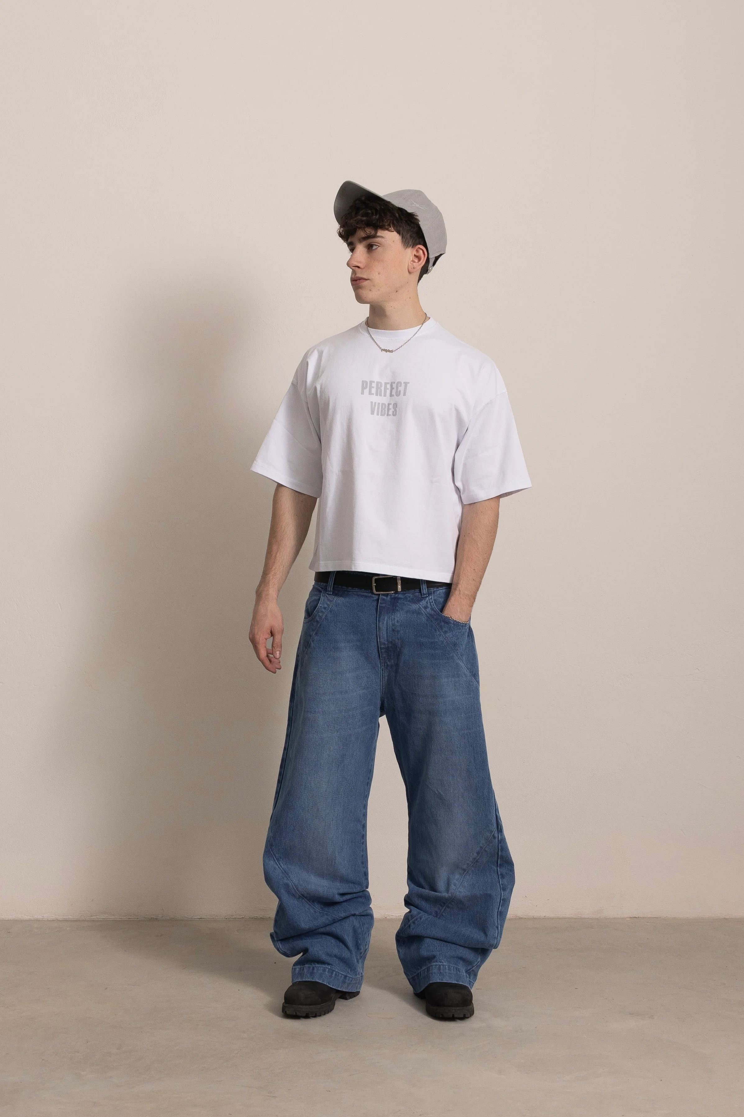 PERSIAN BLUE "P" LINES DENIM JEANS - Image 8