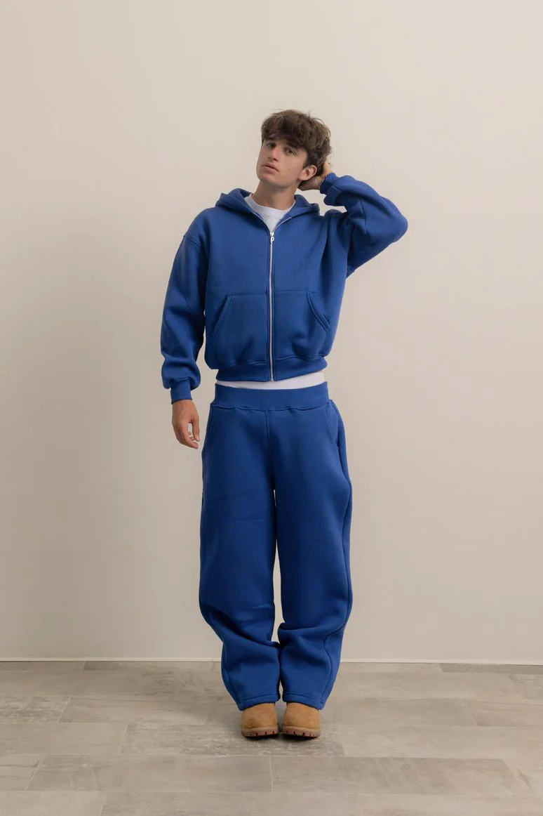 ROYAL BLUE ZIP HOODIE - Image 10