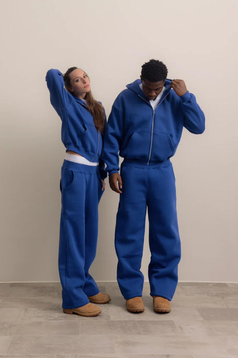 ROYAL BLUE ZIP HOODIE - Image 11