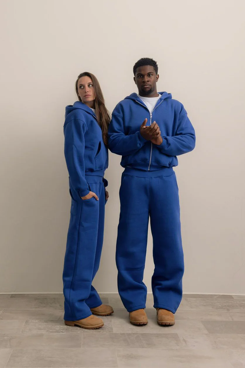 ROYAL BLUE ZIP HOODIE - Image 5