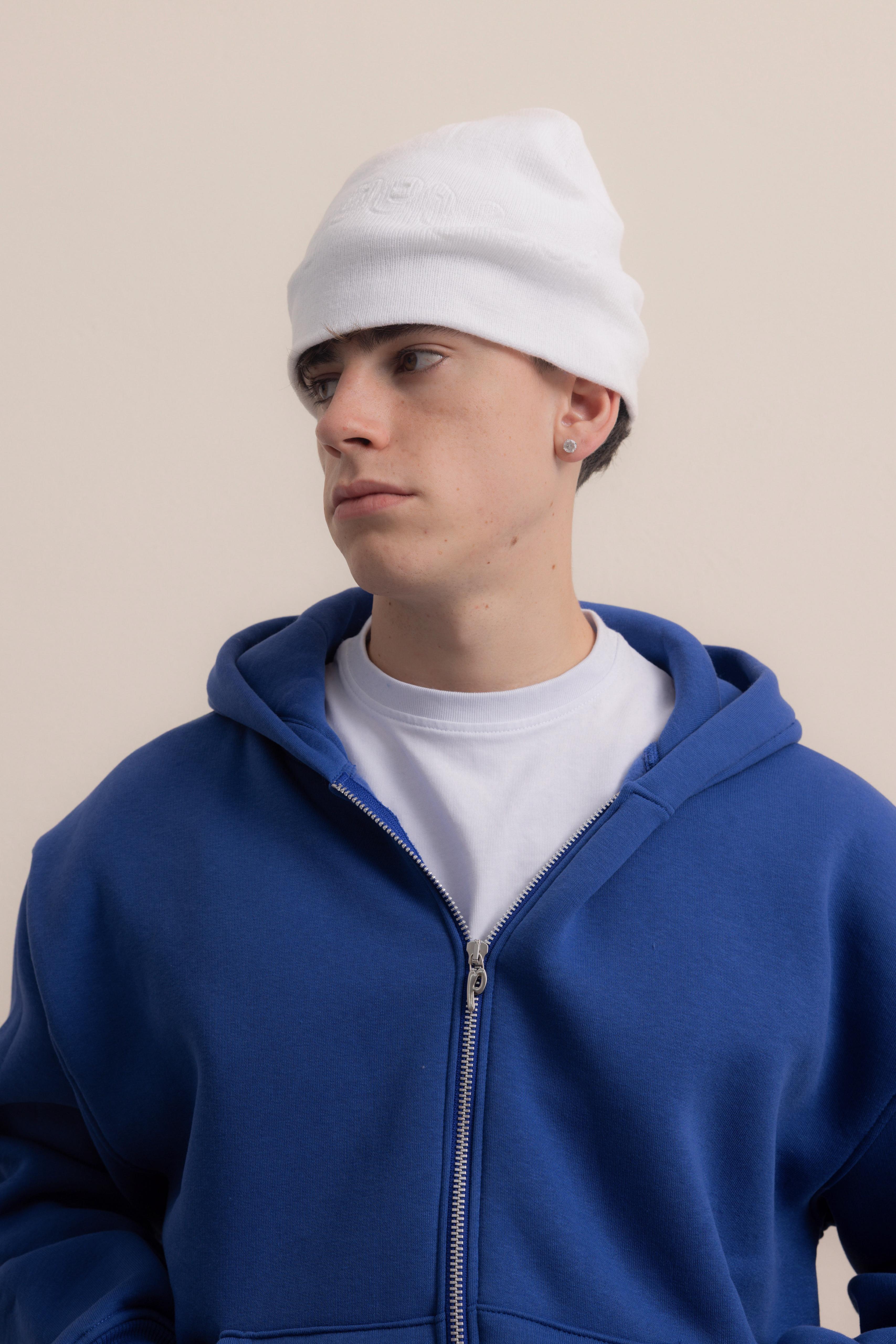 ROYAL BLUE ZIP HOODIE - Image 7