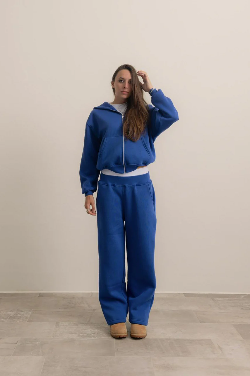 ROYAL BLUE ZIP HOODIE - Image 8