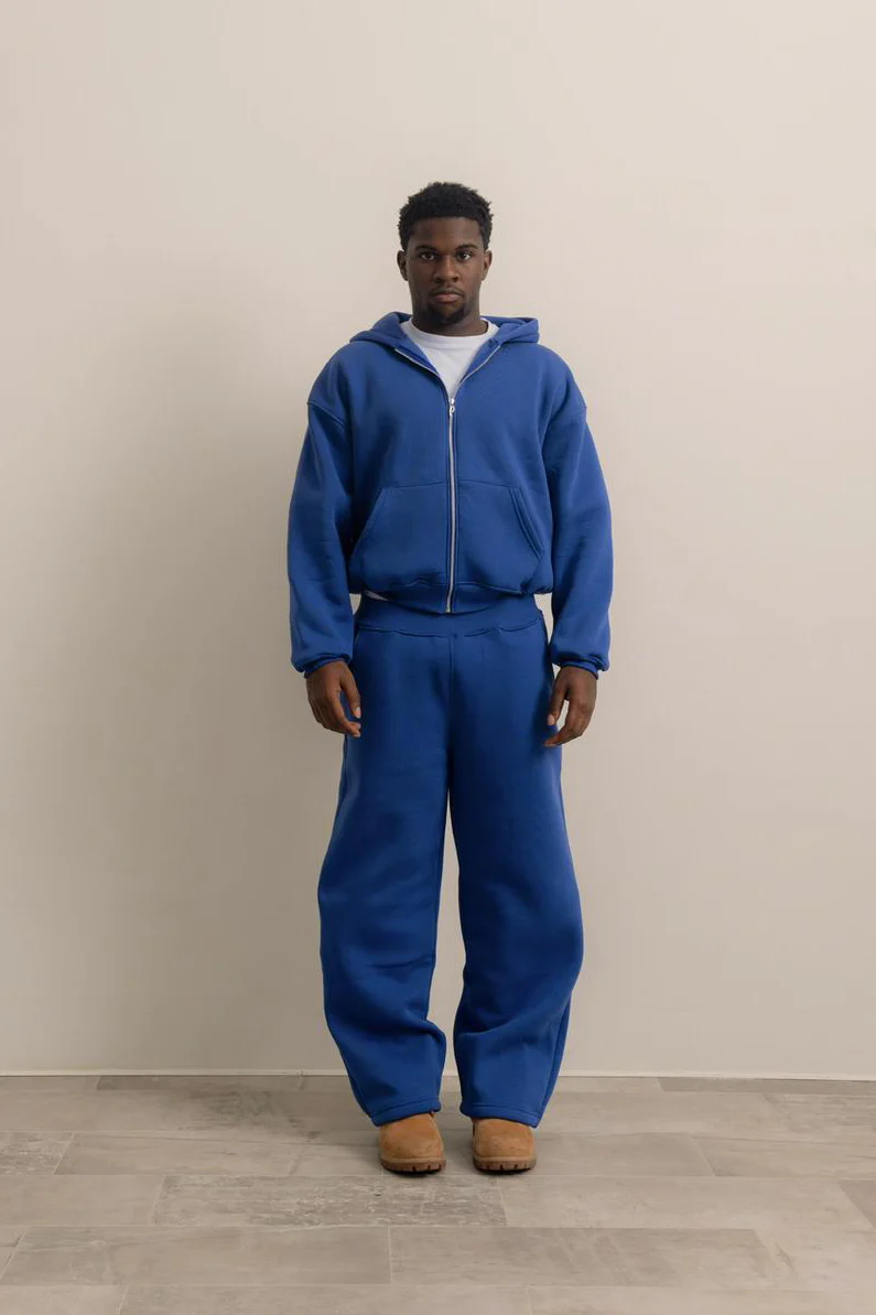 ROYAL BLUE ZIP HOODIE - Image 9