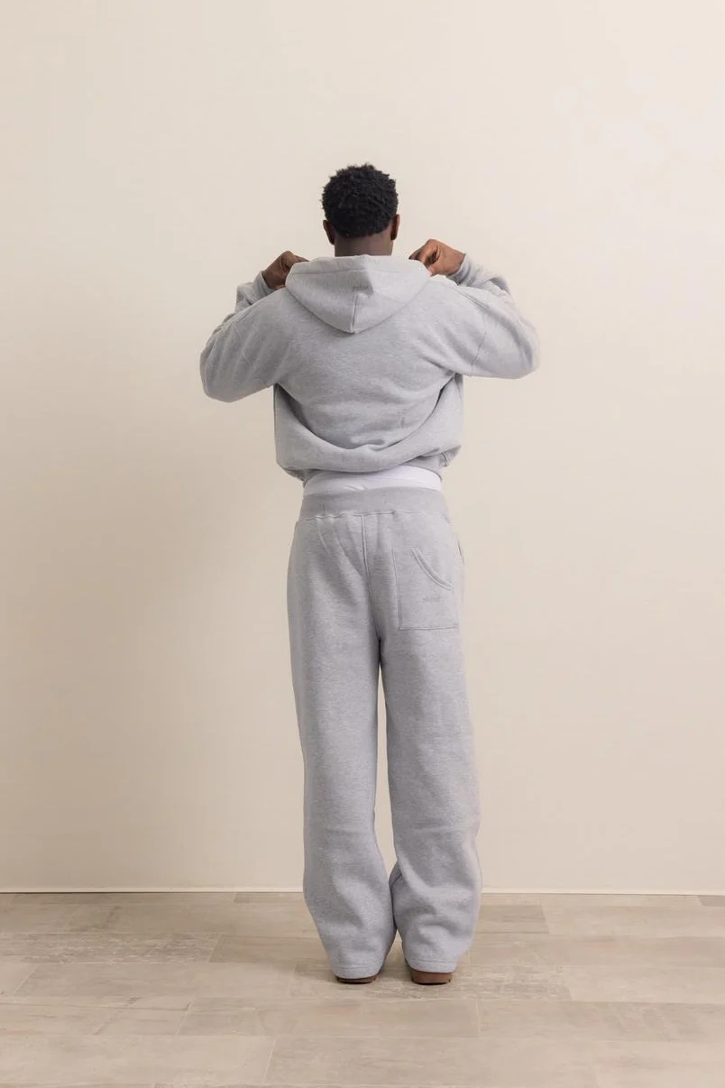 GREY ZIP HOODIE - Image 7
