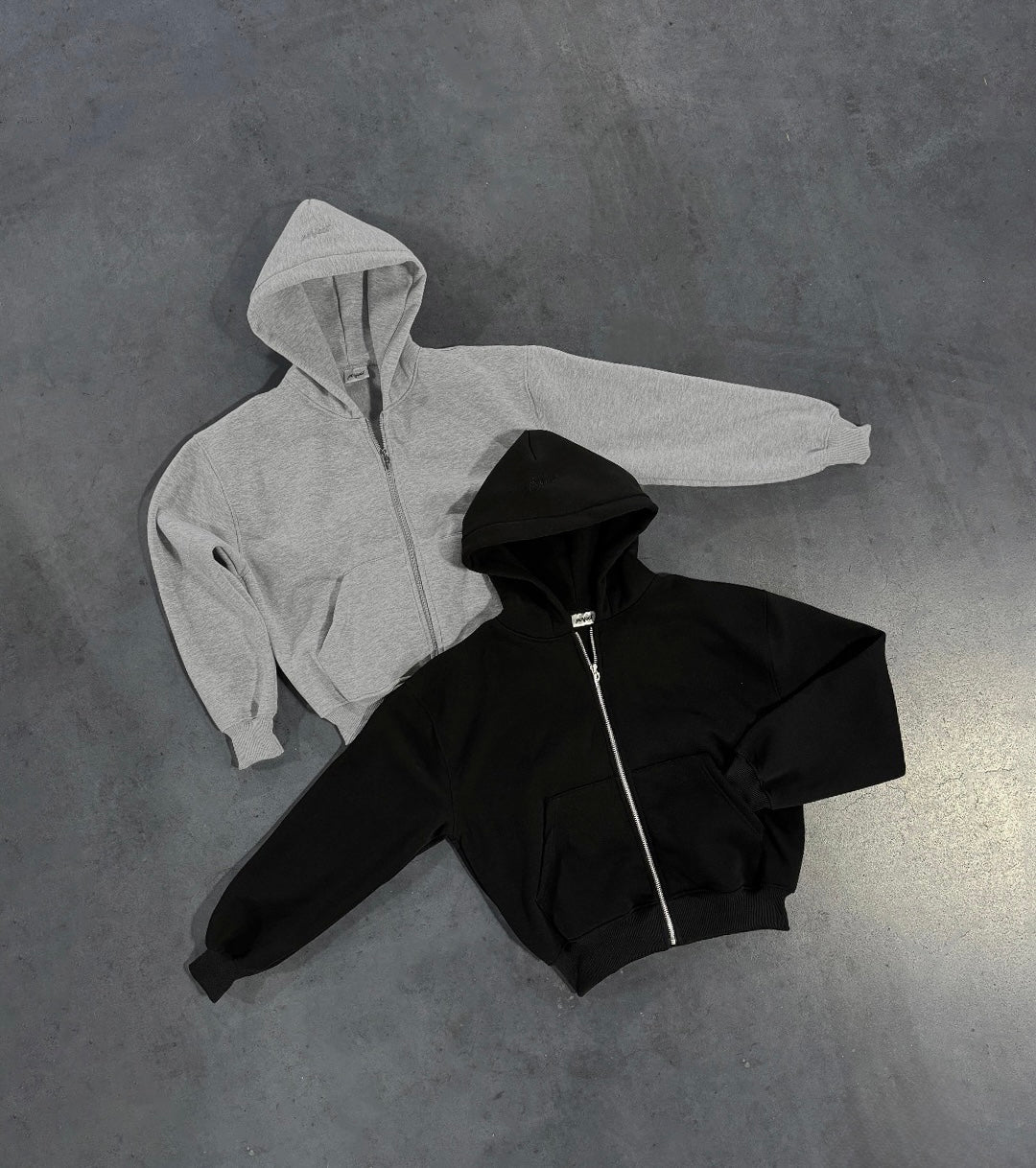 GREY ZIP HOODIE - Image 8