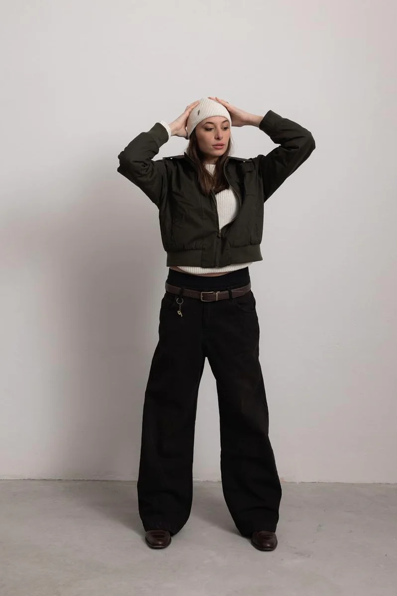 RUST BLACK "P" LINES DENIM JEANS - Image 10