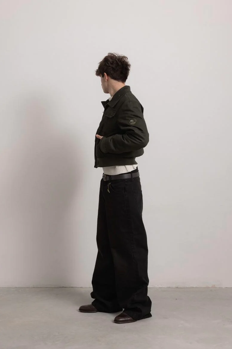 RUST BLACK "P" LINES DENIM JEANS - Image 11