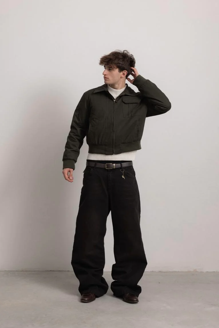 RUST BLACK "P" LINES DENIM JEANS - Image 12
